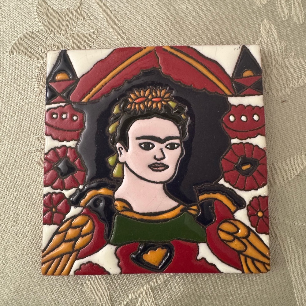 Frida Kahlo Wall Home Decor Art Tile